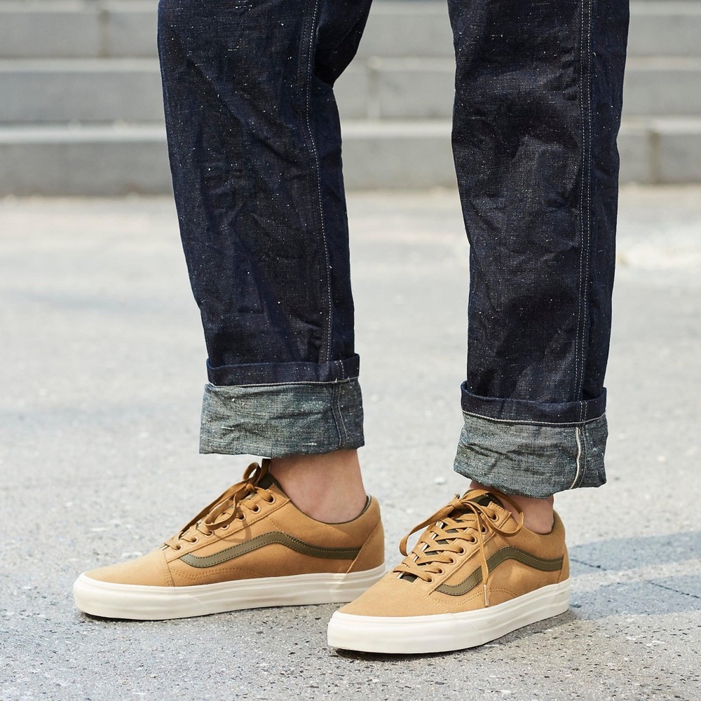 Vans x J.Crew Old Skool Sneakers in Moleskin
